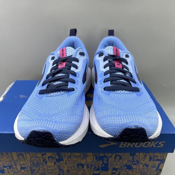 Brooks Revel 6 Running Shoes Women Size 8 Blue Pink Comfort Sneakers With Box - Picture 2 of 9